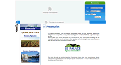 Desktop Screenshot of lepalace-immobilier.com
